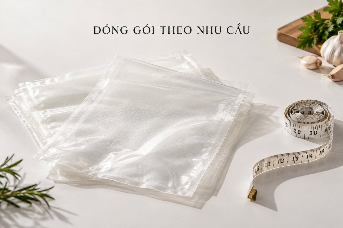 Túi đóng gói và thước đo