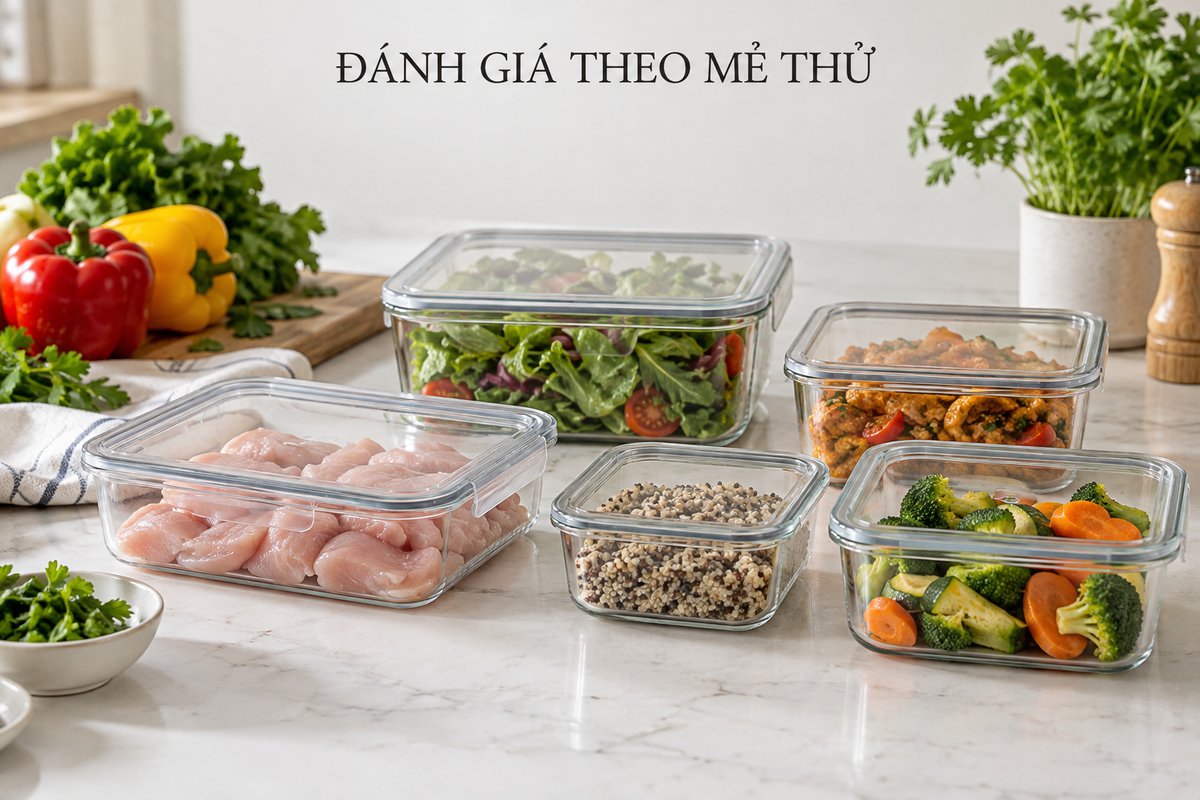Hộp thực phẩm nhỏ xếp gọn